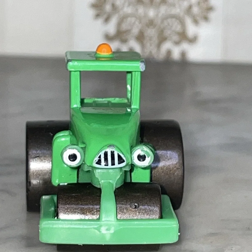 Bob The Builder Green Steamroller Roley 2001  Vintage 4